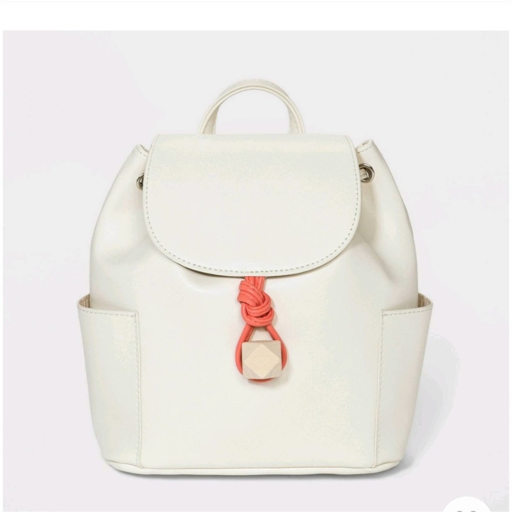 Mini Flap Backpack Wild Fable Winter White